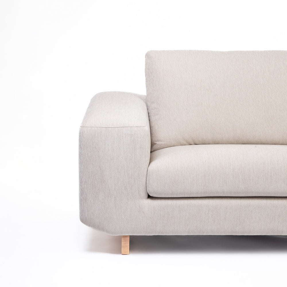Velvet Kiko 2-Seater Sofa -  Fifty Shade
