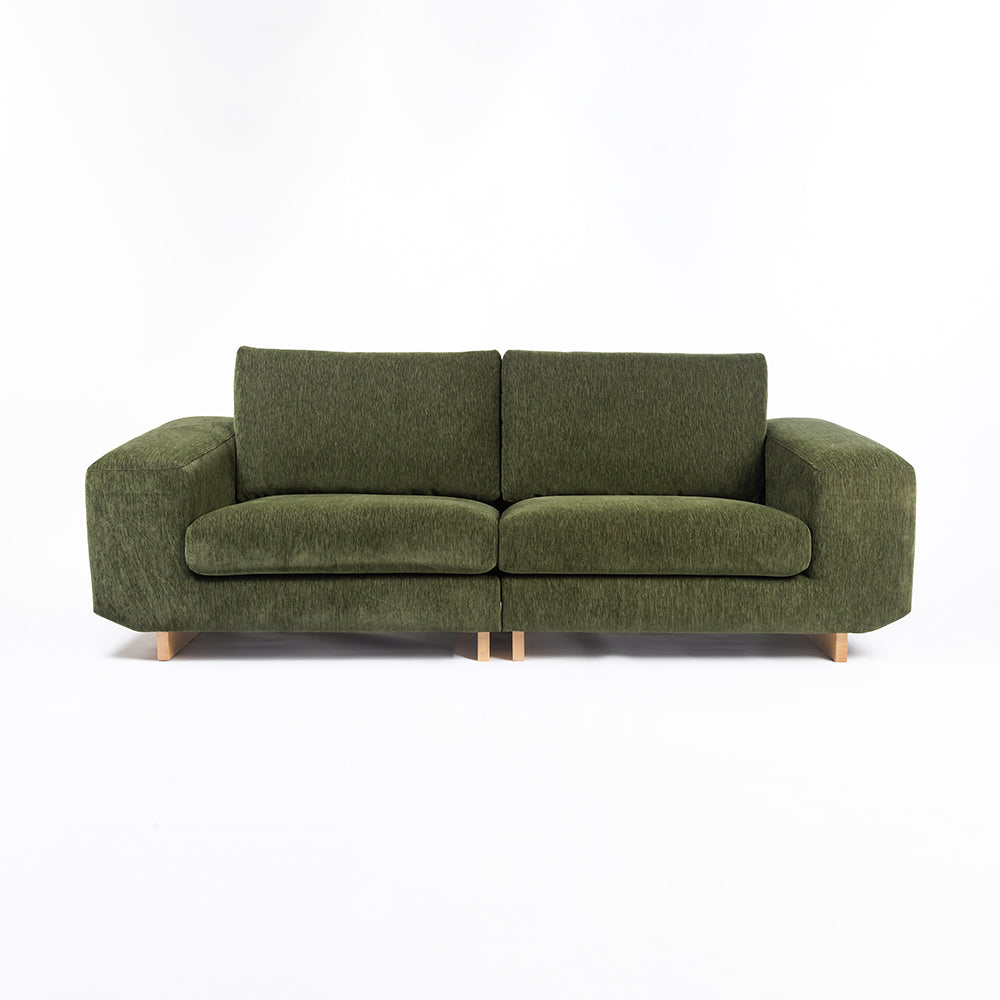 Velvet Kiko 2-Seater Sofa -  Forest