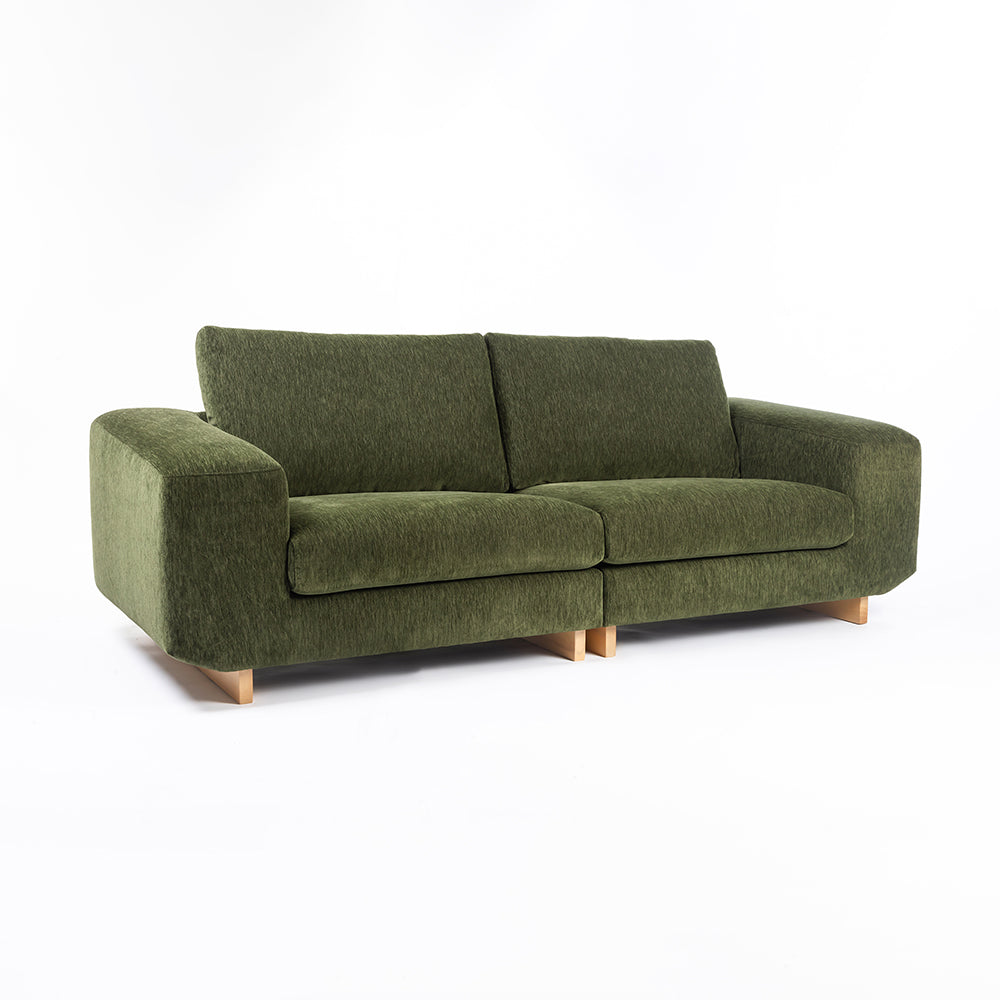Velvet Kiko 2-Seater Sofa -  Forest