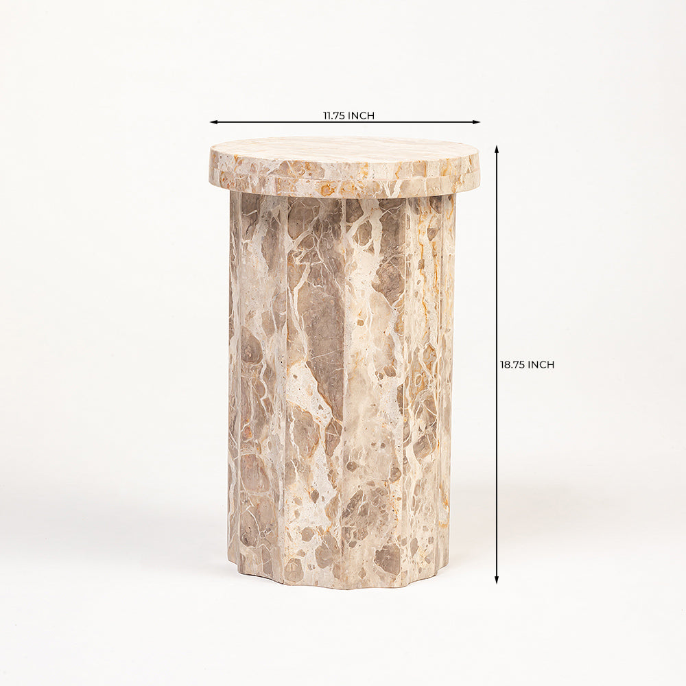 Lithe Marble Accent Table