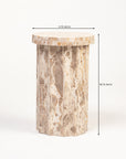 Lithe Marble Accent Table