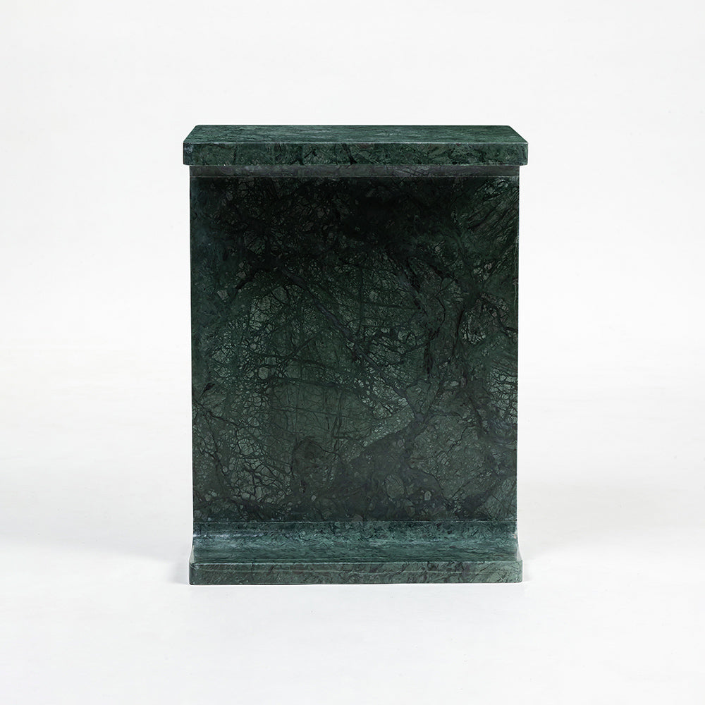 Honey Accent Table - Green Marble