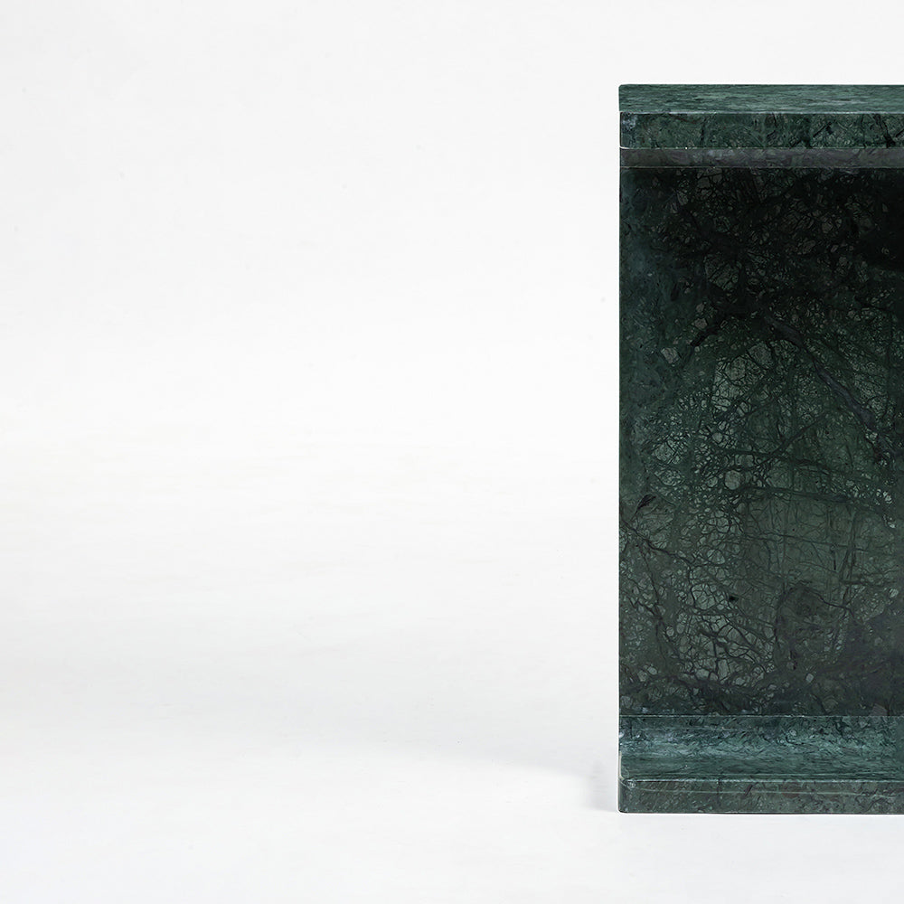 Honey Accent Table - Green Marble