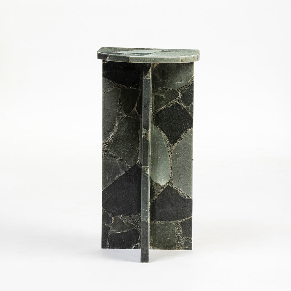 Green Marble Malive Accent Table