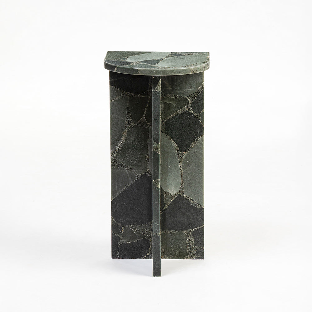Green Marble Malive Accent Table