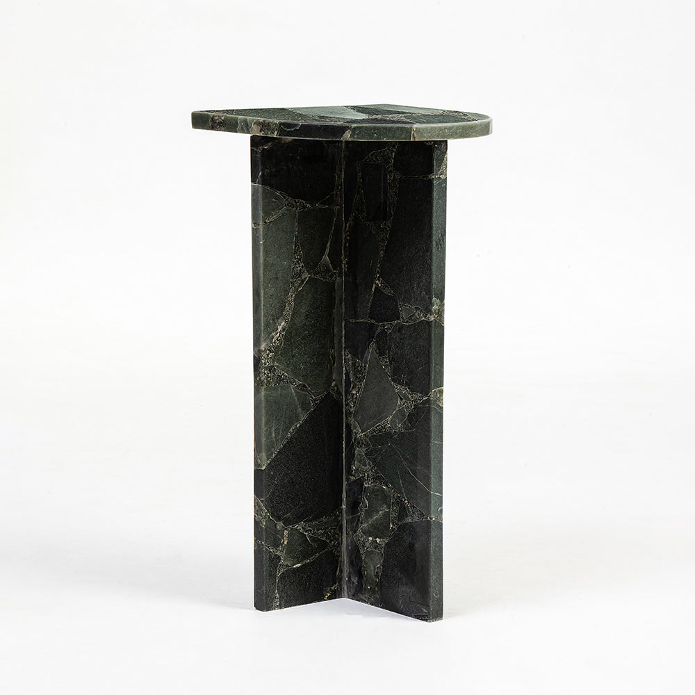 Green Marble Malive Accent Table