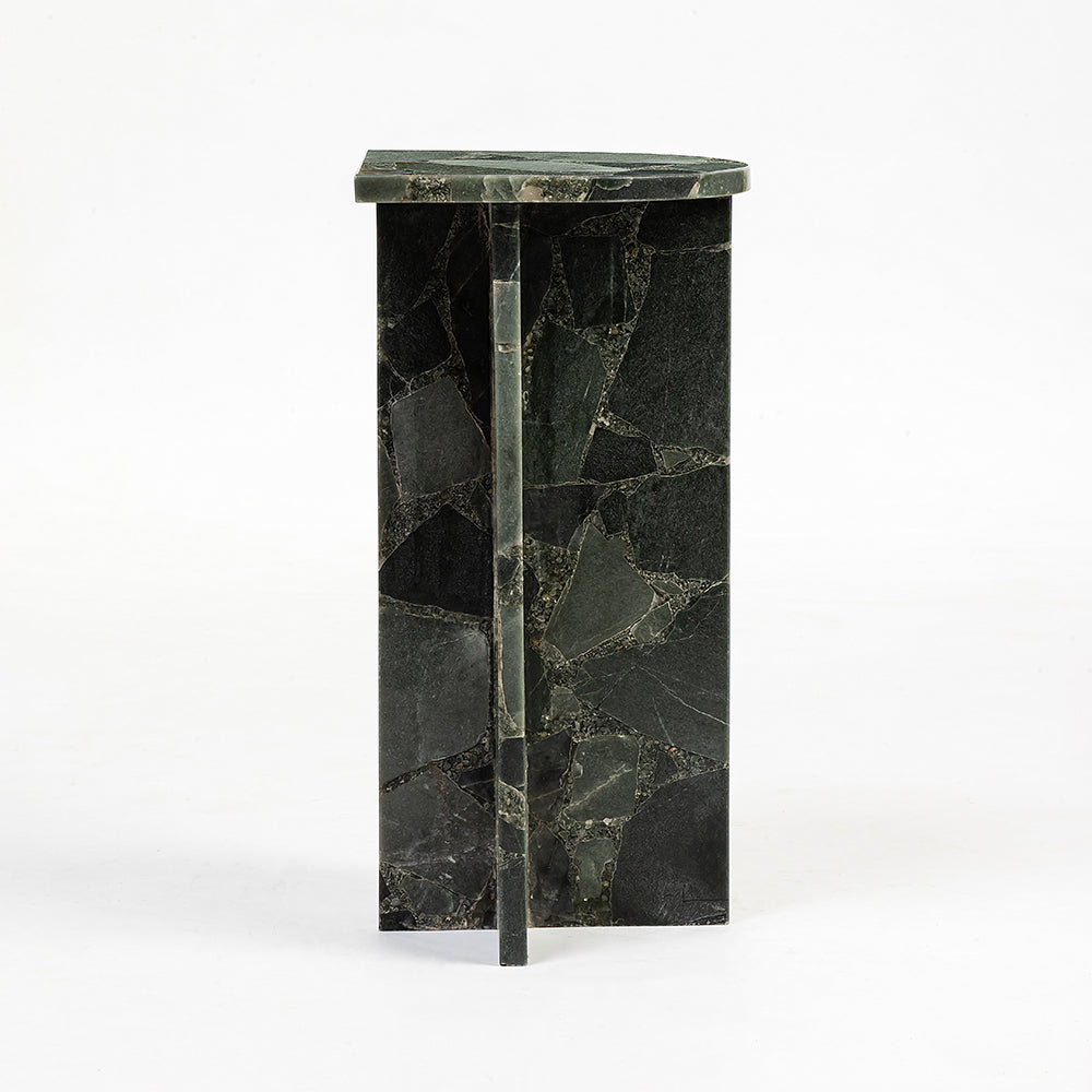 Green Marble Malive Accent Table