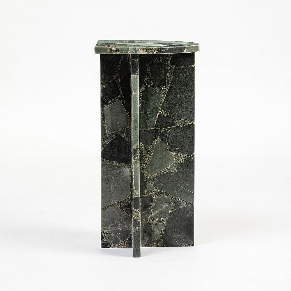 Green Marble Malive Accent Table