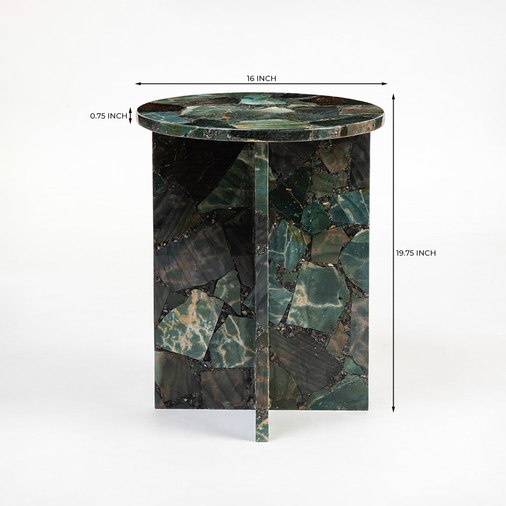 Agate Marble Shimza Accent Table