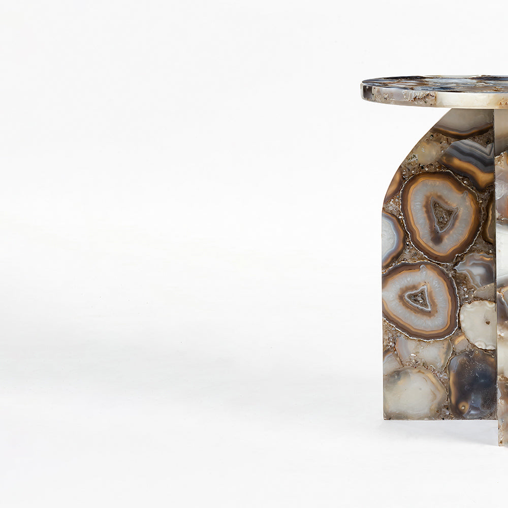 Agate Marble Jaro Accent Table