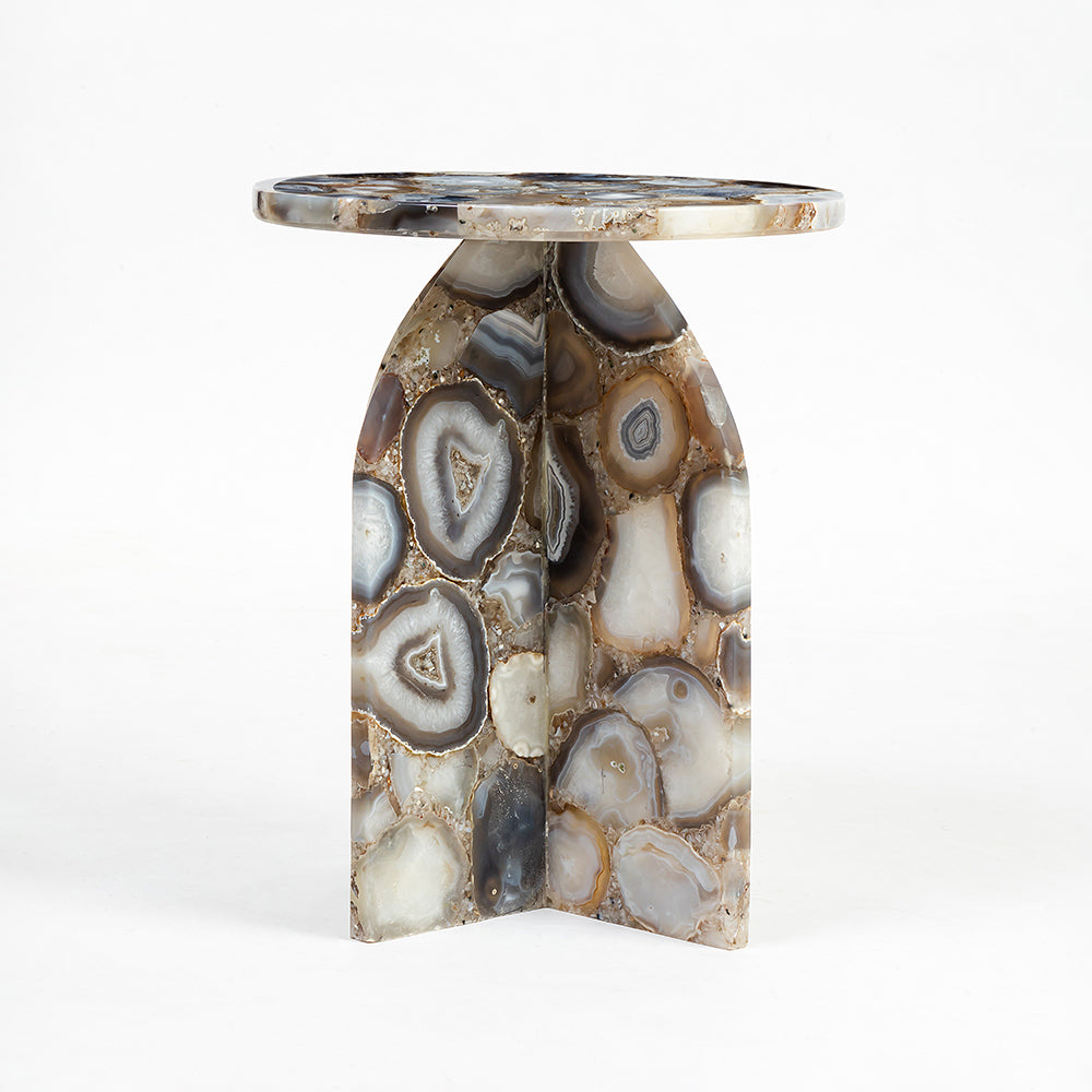 Agate Marble Jaro Accent Table