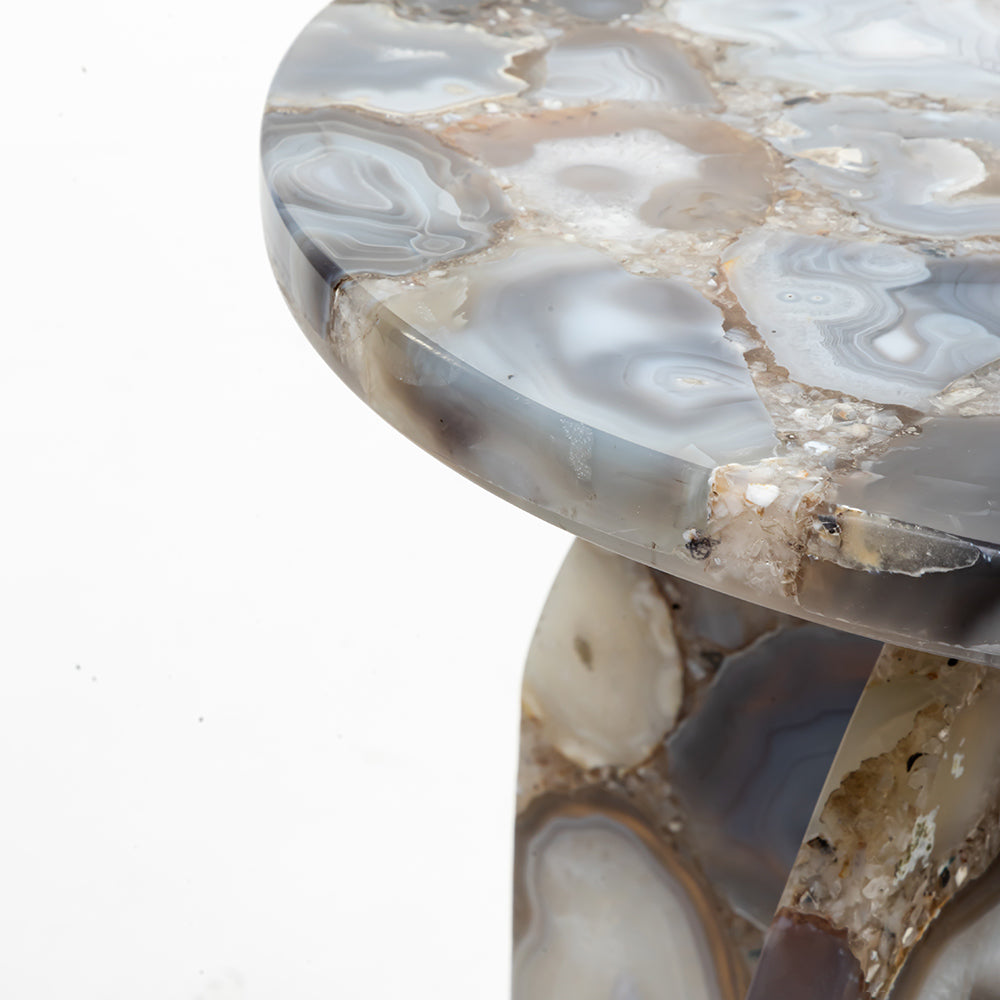 Agate Marble Jaro Accent Table