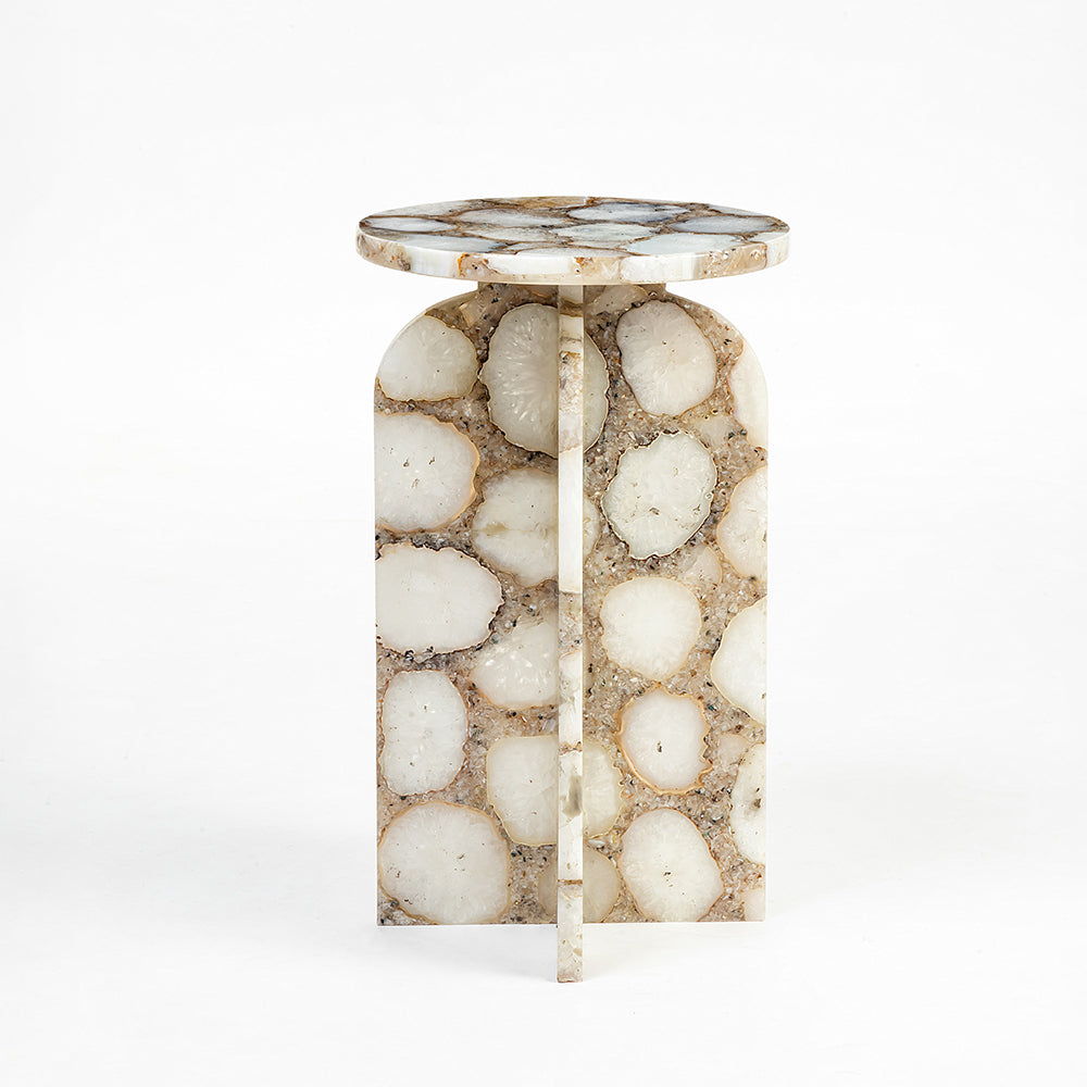 Agate Marble Kasango Accent Table