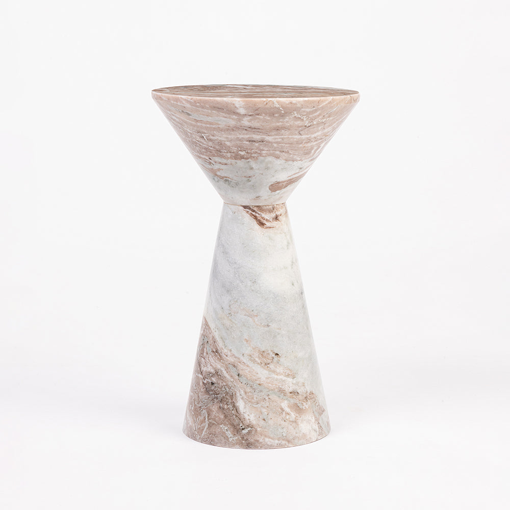 Obelisk Accent Table - Sawar Marble