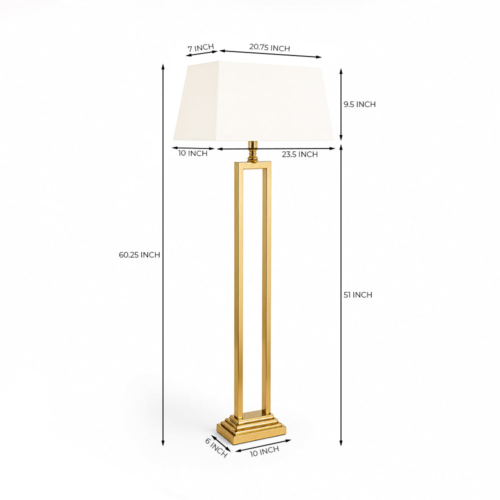 Enya Gold Floor Lamp