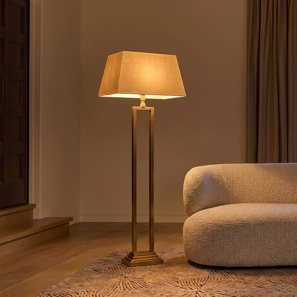 Enya Gold Floor Lamp