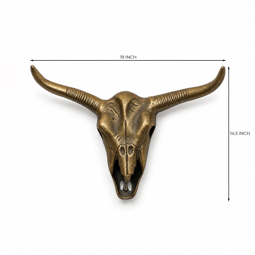 Haux Metal Bull Head Wall Décor
