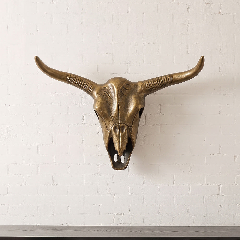 Haux Metal Bull Head Wall Décor