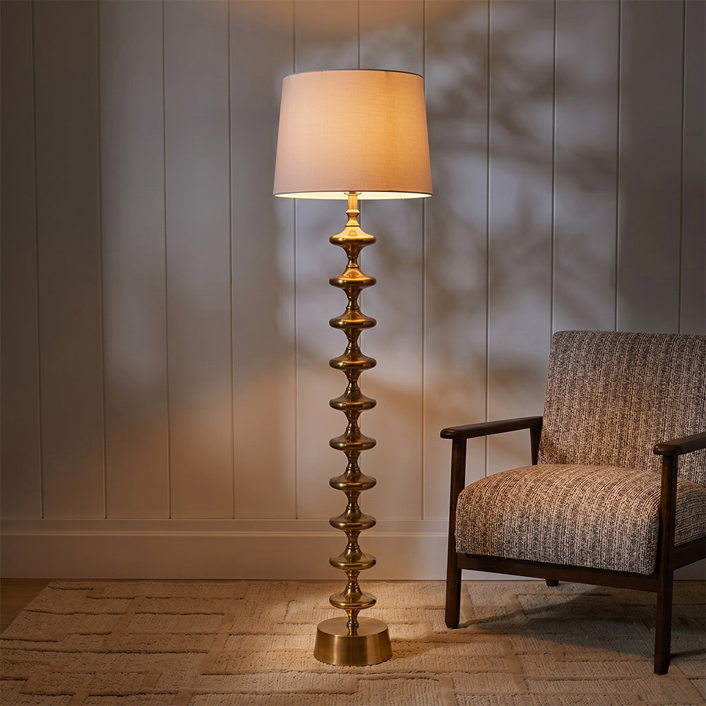 Somi Gold Floor Lamp