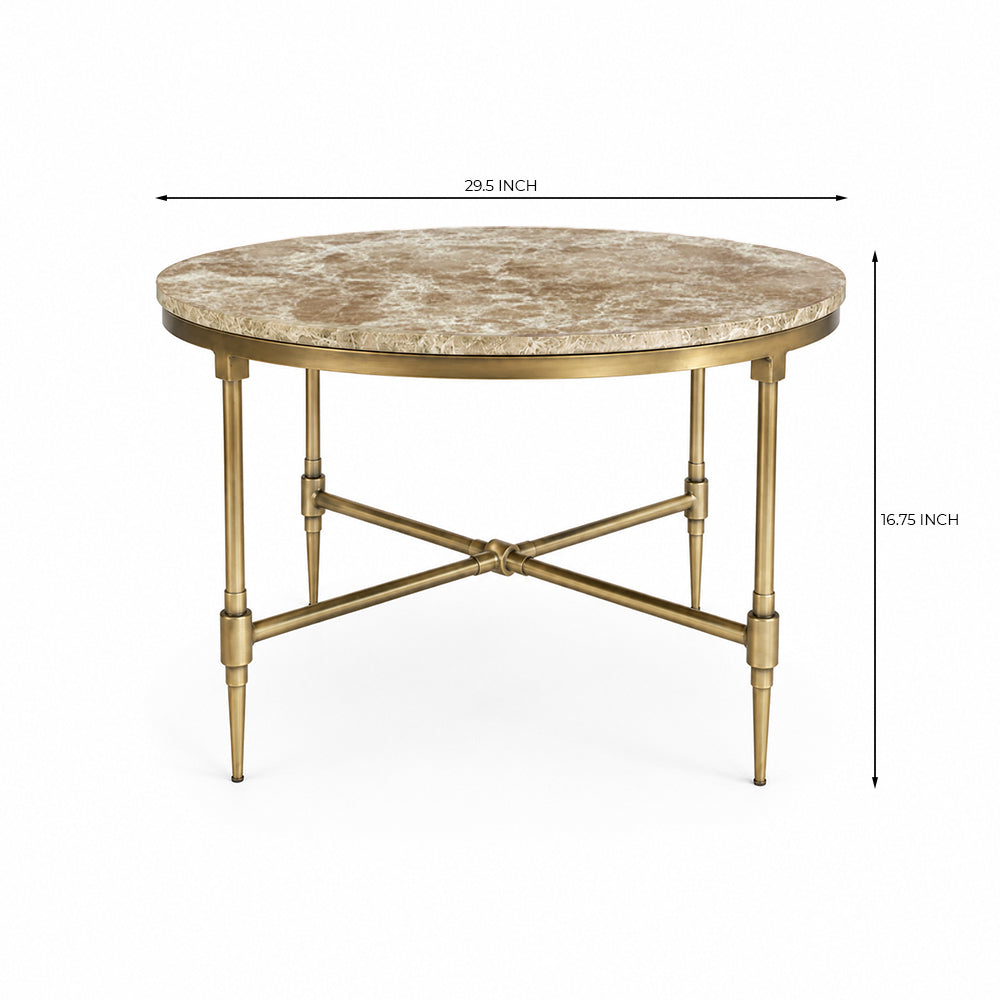 Emie Marble Coffee Table - Large
