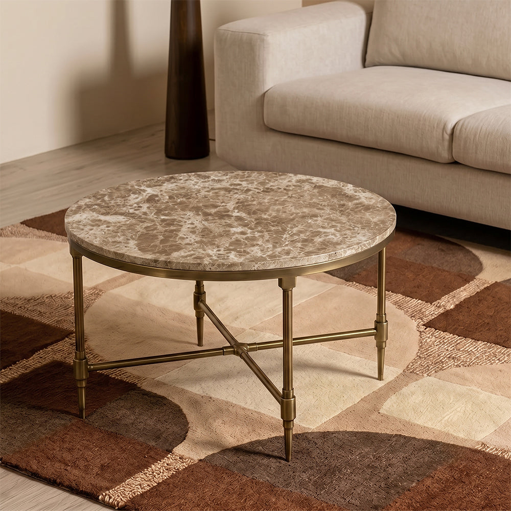 Emie Marble Coffee Table - Large
