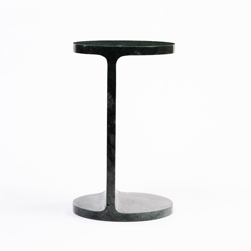 Palm Green Marble Accent Table
