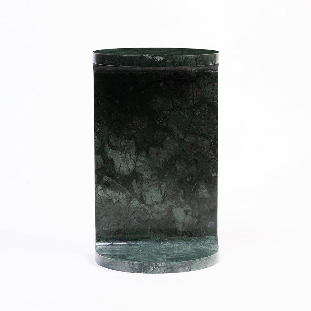 Vager Accent Table - Green Marble