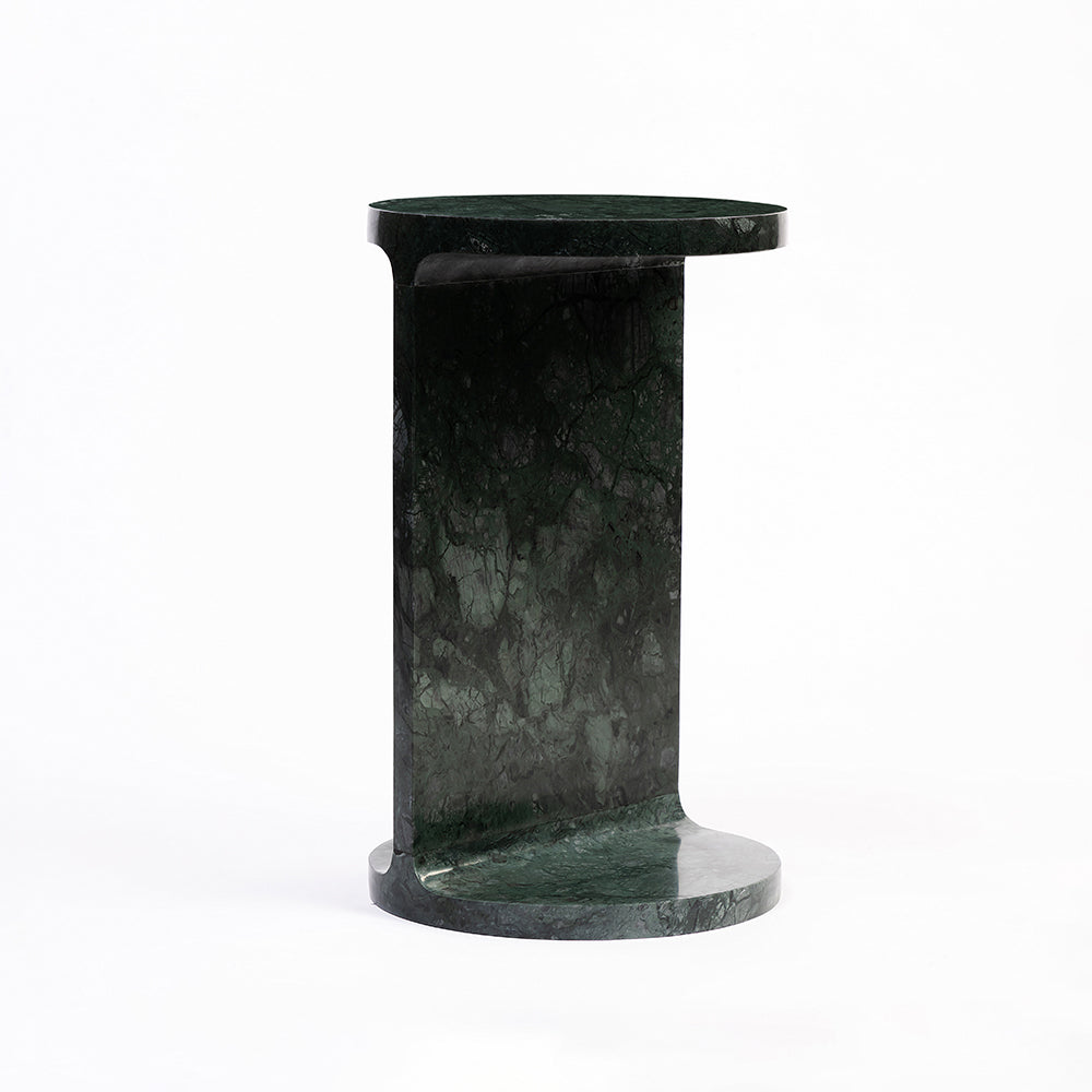 Vager Accent Table - Green Marble