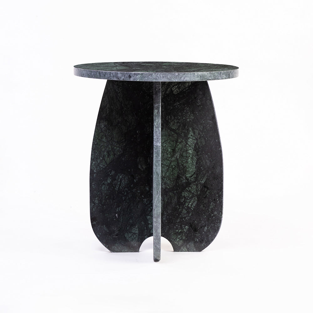 Sauti Green Marble Accent Table