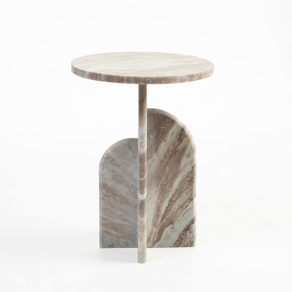 Teke Sawar Marble Accent Table