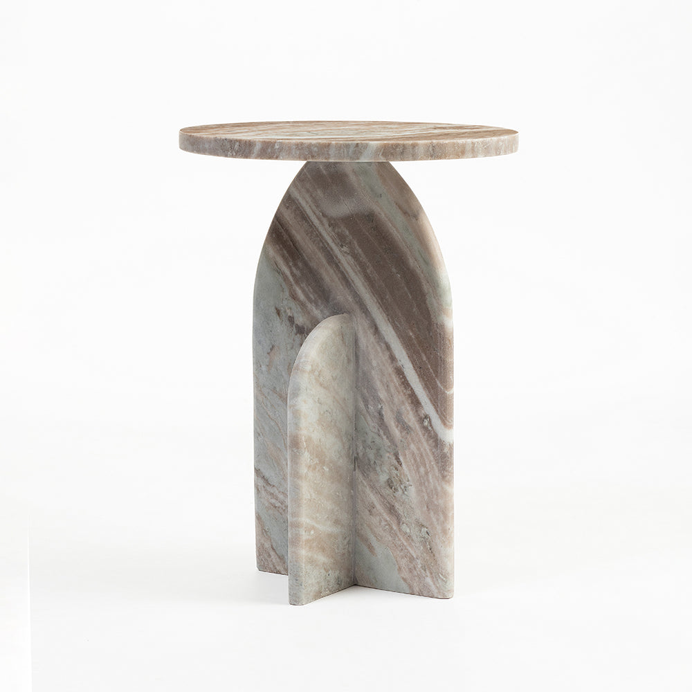 Teke Sawar Marble Accent Table