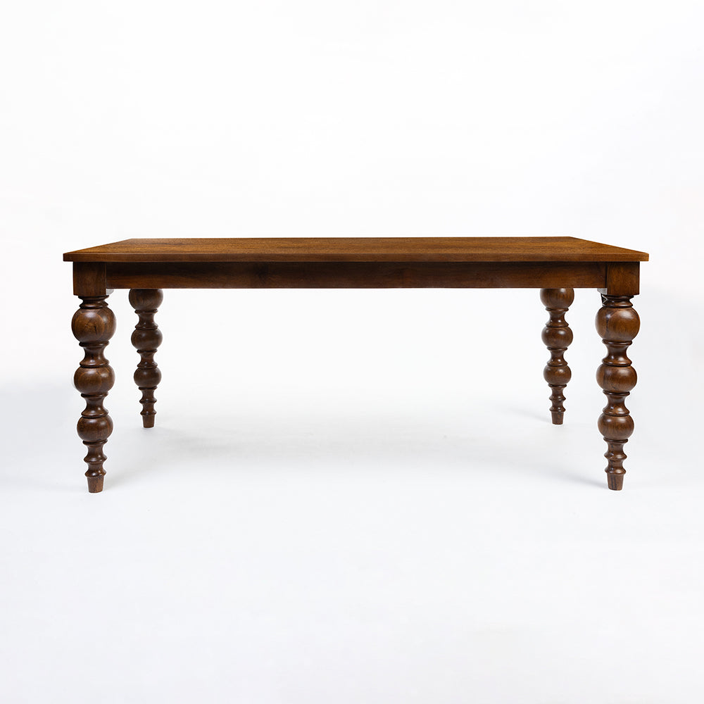Baina Mango Wood 6 Seater Dining Table