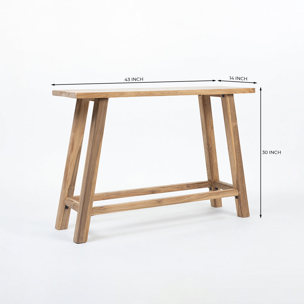 Noita Teak Wood Console Table