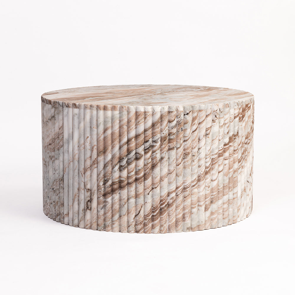 Fruta Marble Round Coffee Table - Large