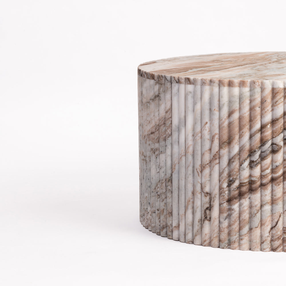 Fruta Marble Round Coffee Table - Large