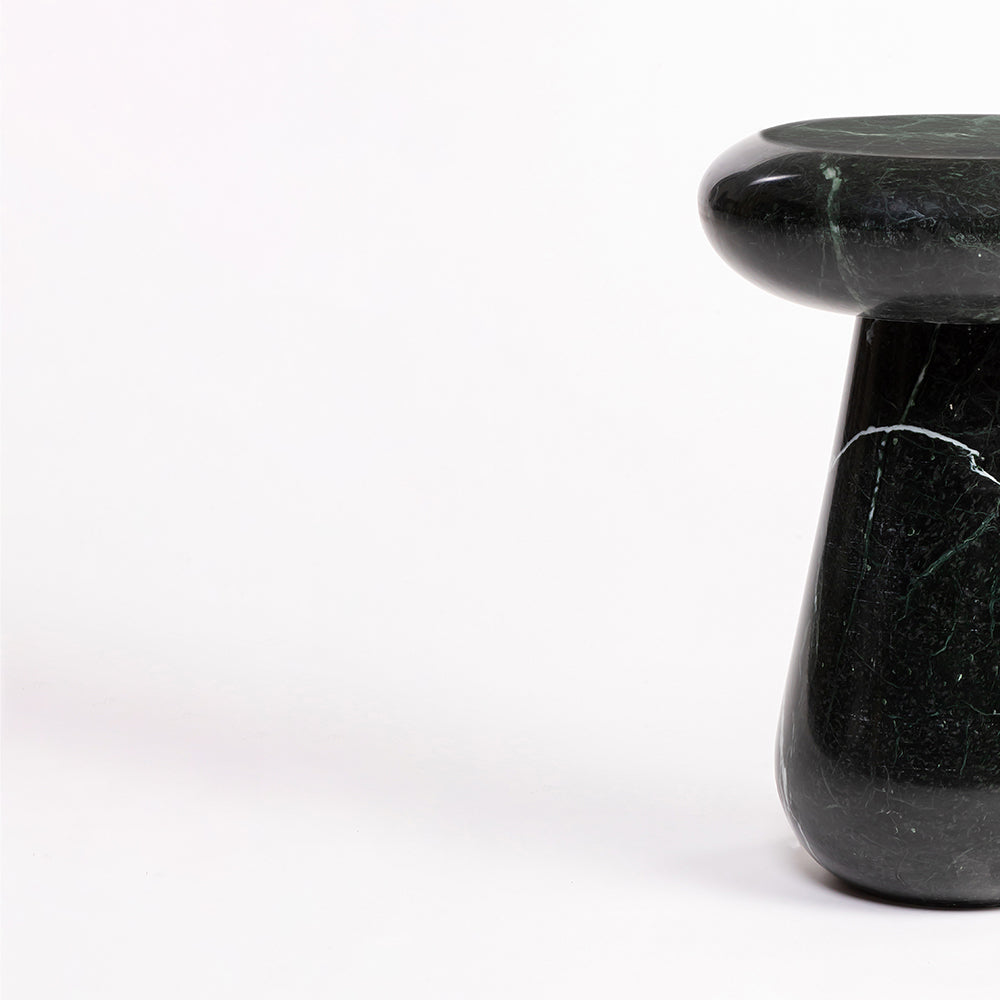 Cupidon Marble Accent Table - Green Marble