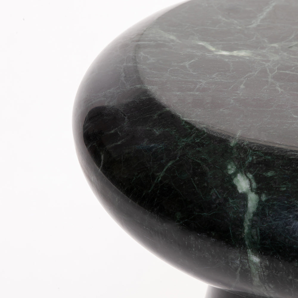 Cupidon Marble Accent Table - Green Marble