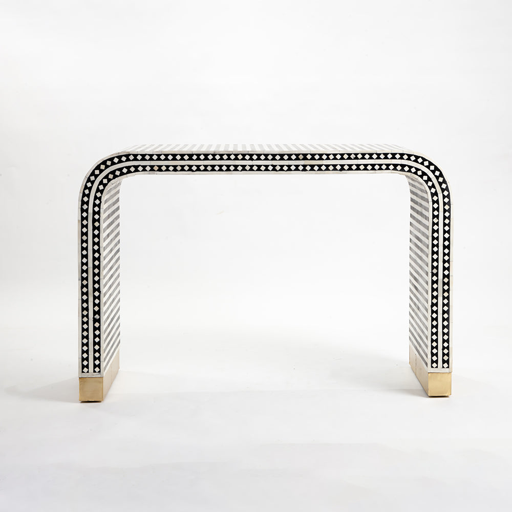 Lorde Rectangle Bone Inlay Console Table