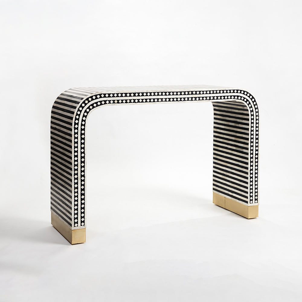 Lorde Rectangle Bone Inlay Console Table