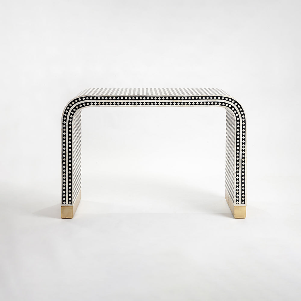 Lorde Rectangle Bone Inlay Console Table