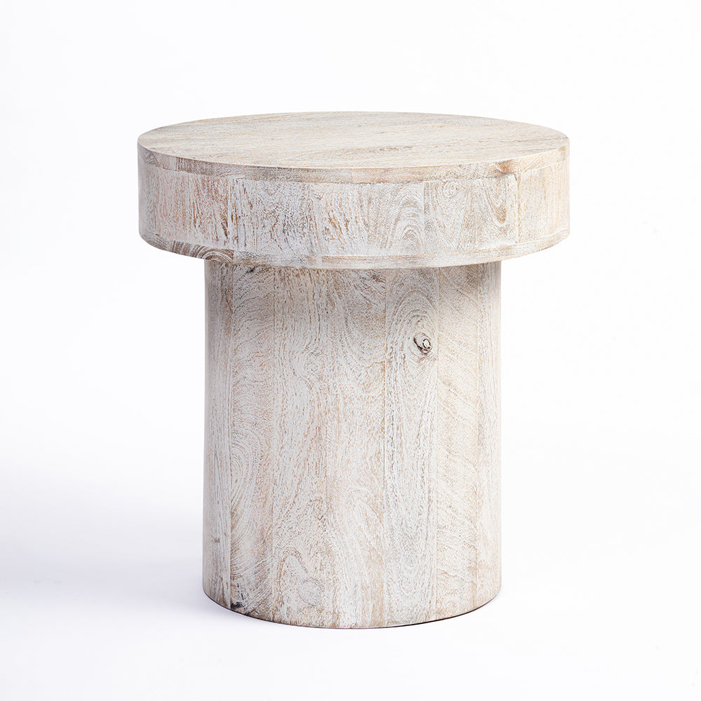 Rex Mango Wood Round Coffee Table - Small
