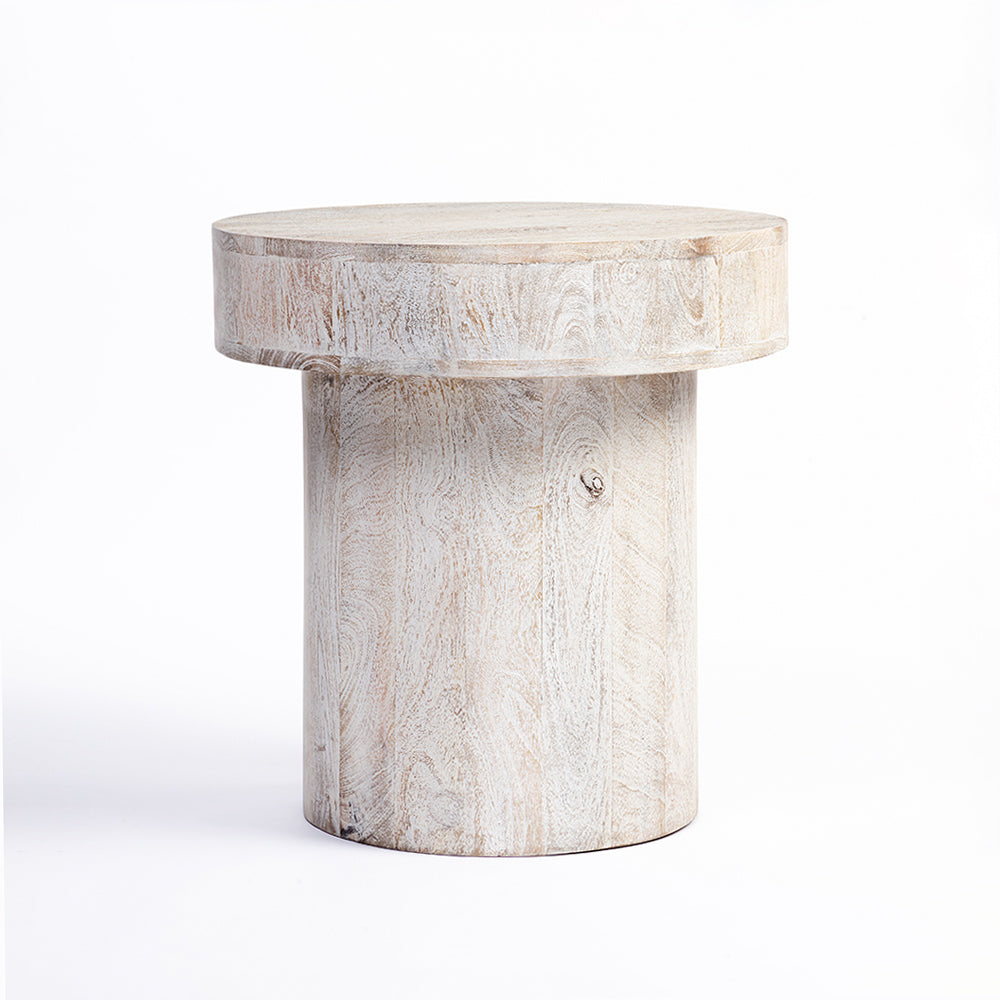 Rex Mango Wood Round Coffee Table - Small