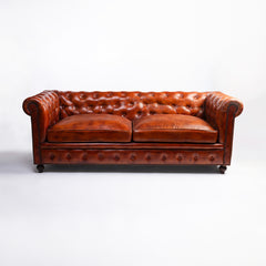 Haim Full Leather 2 Seater Sofa