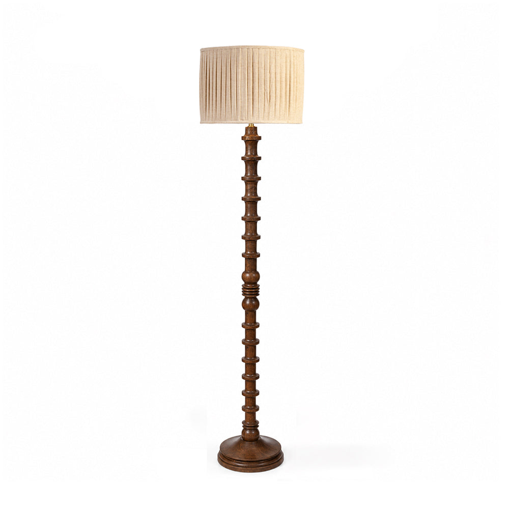 Petra Mango Wood Floor Lamp