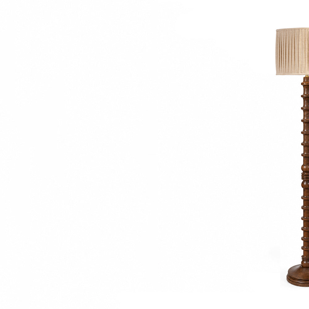Petra Mango Wood Floor Lamp