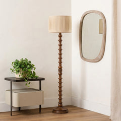 Petra Mango Wood Floor Lamp