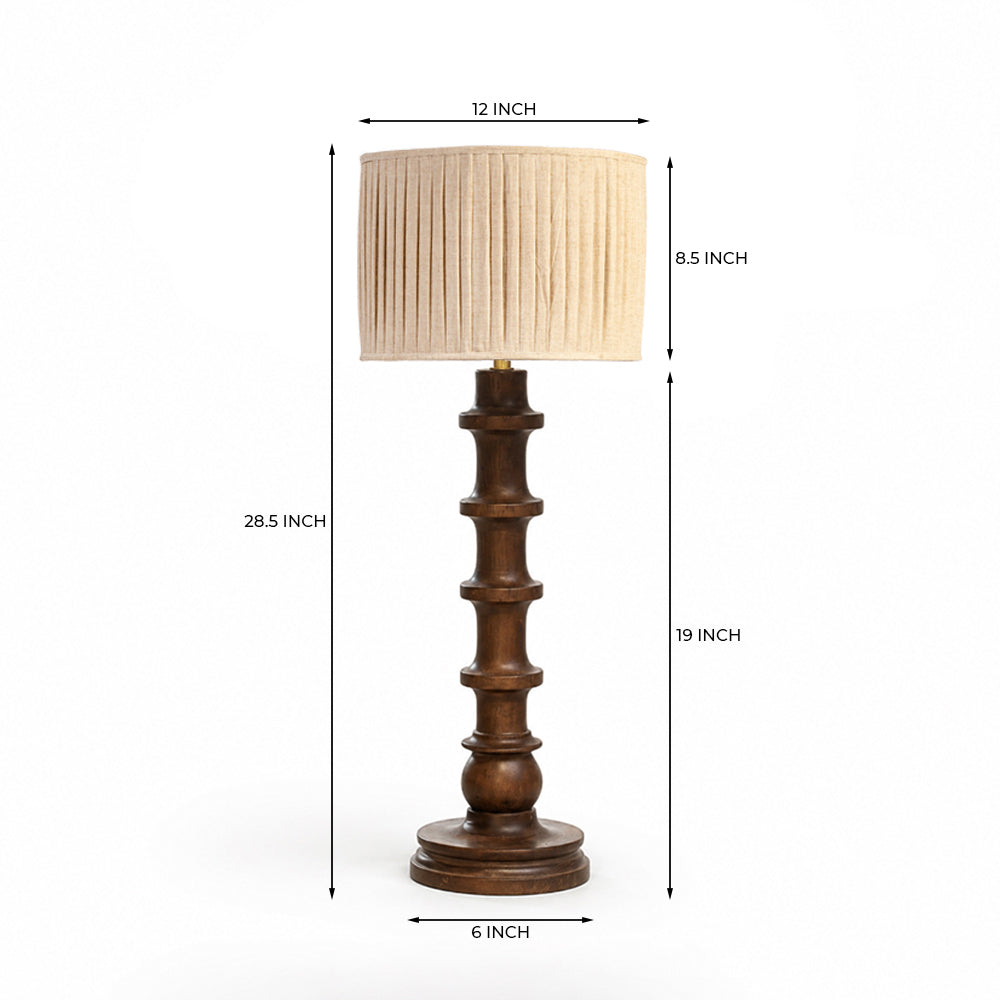 Orla Mango Wood Table Lamp