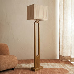 Dane Mango Wood Floor Lamp