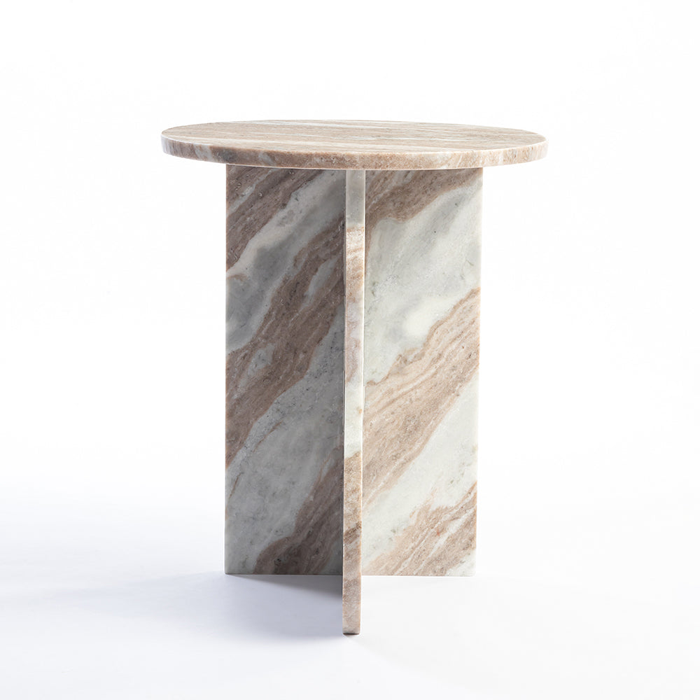 Wiley Sawar Marble Side Table