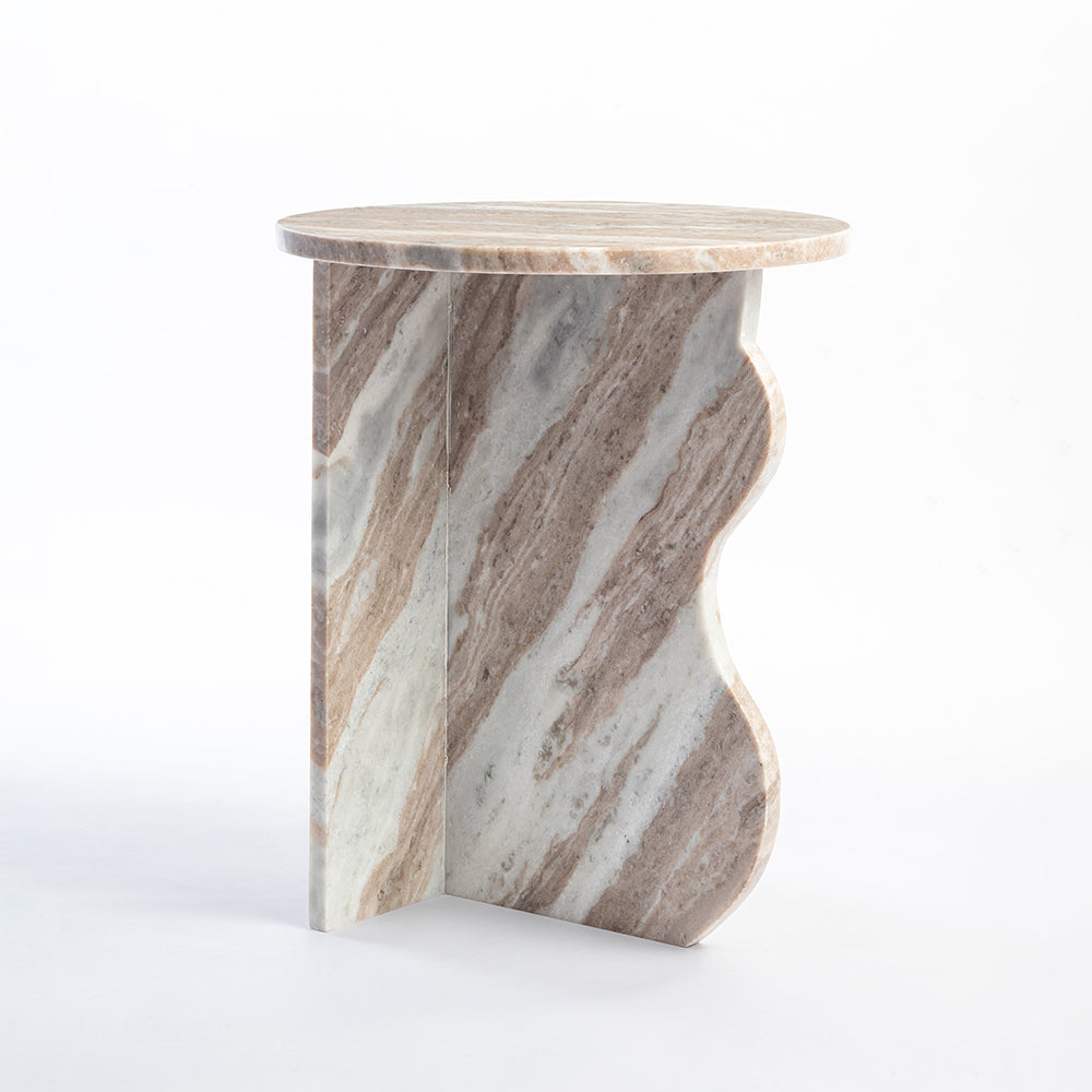 Wiley Sawar Marble Side Table